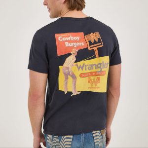 Wrangler® x Whataburger® Cowboy Burgers Black T-Shirt